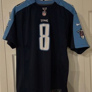 Kids Titans Navy Blue Jersey